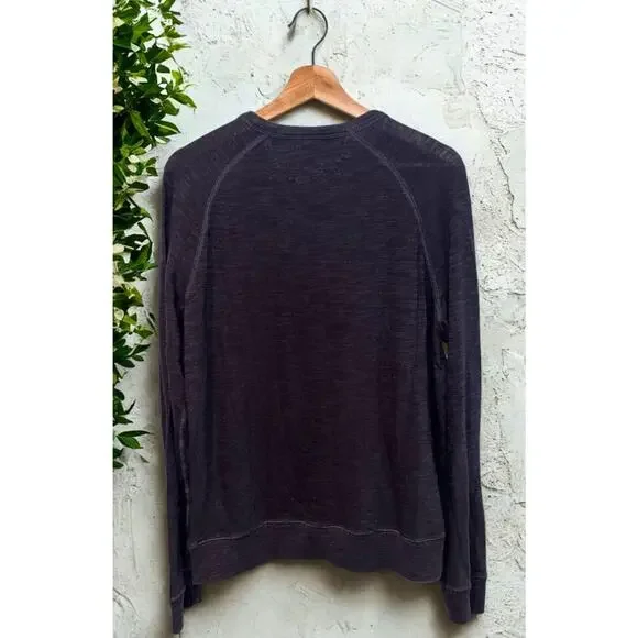 Faherty Legend Sweater Crew Sweatshirt Men’s Large Sunwashed Soft Twill Stretch - Picture 3 of 7